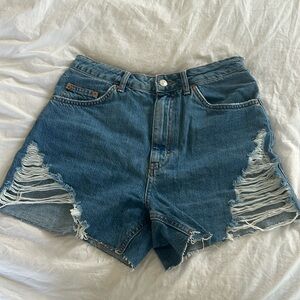 Jean shorts by Top Shop